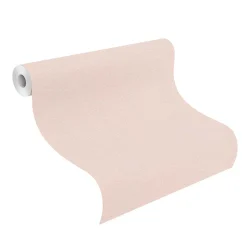 Vliestapete Rasch Uni Textiloptik Struktur Rosa 452006