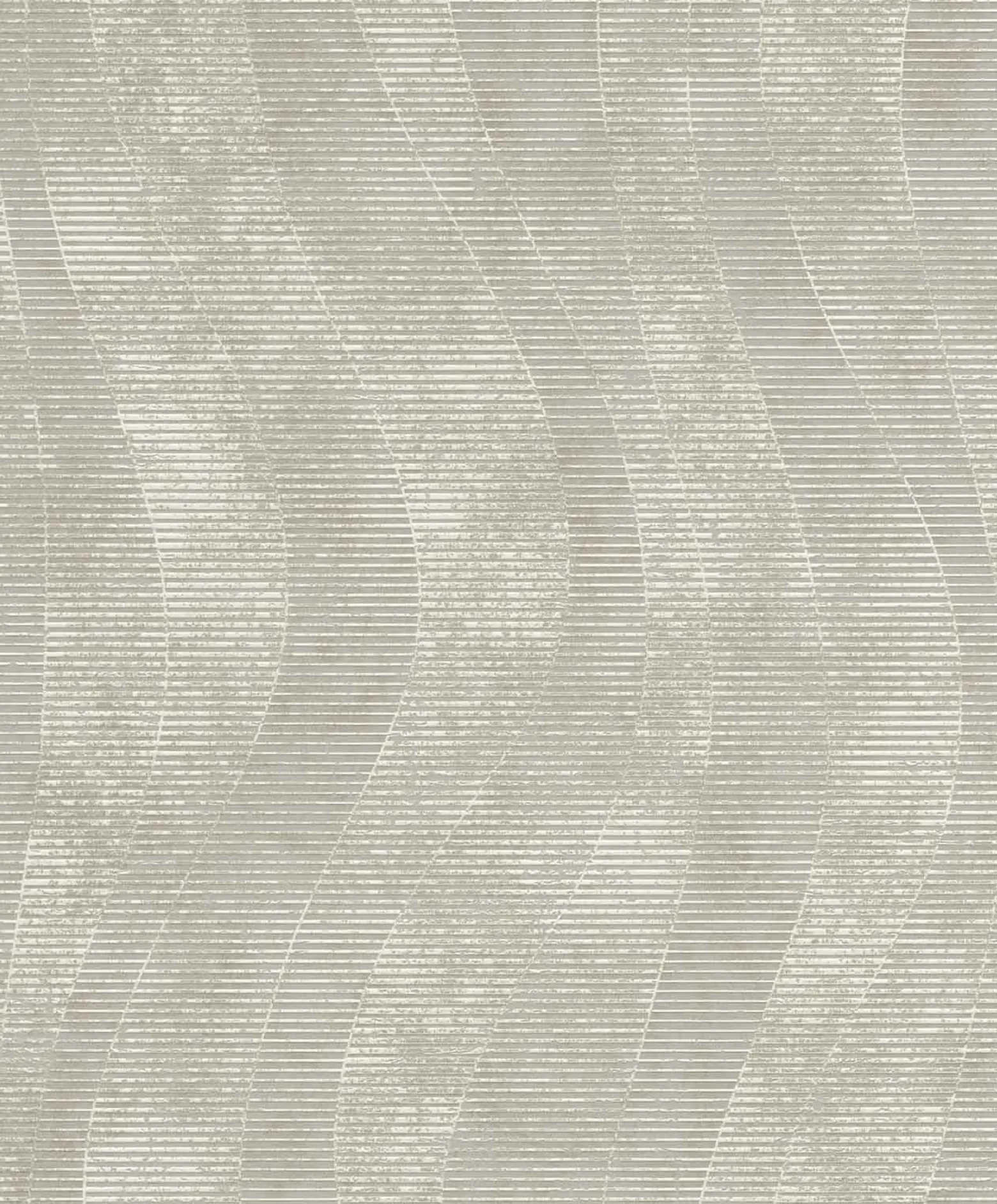 Vliestapete Rasch Wellen Muster Taupe Weiß 315813