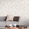 Vliestapete Rauten grauweiß silber schwarz Glanz 37394-2