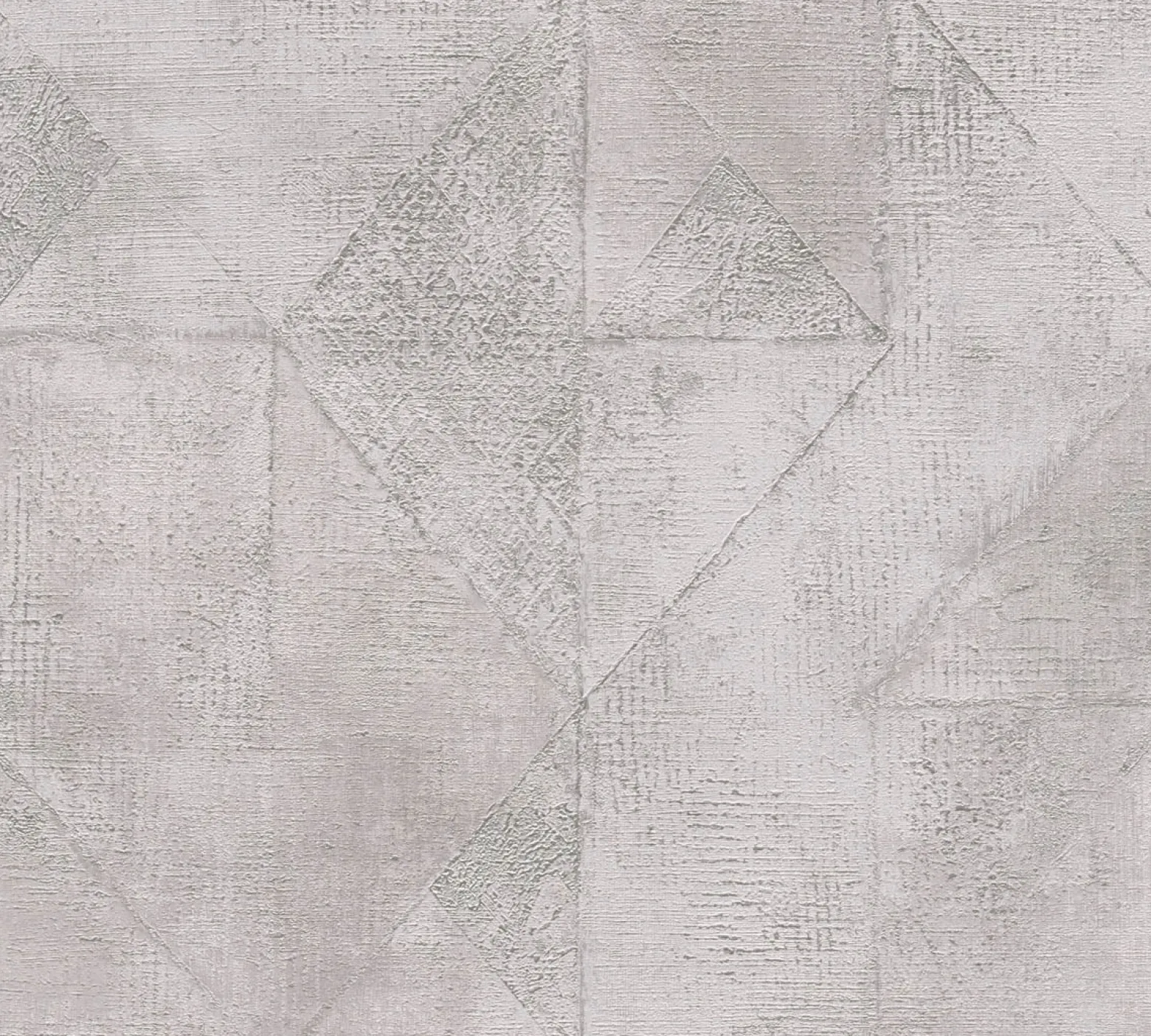 Vliestapete Rauten Muster Grau Silber Metallic 38976-1