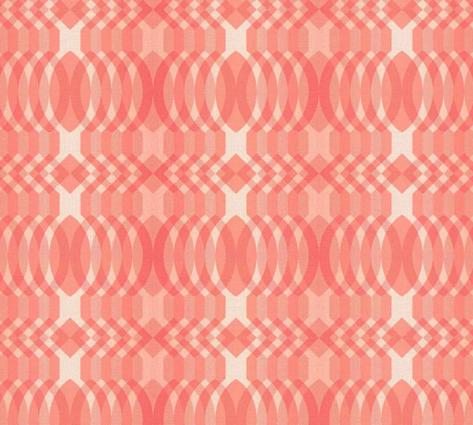 Vliestapete Rauten Oval Grafik Lila Apricot 39534-4
