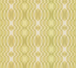 Vliestapete Rauten Oval Grafik Grün Braun 39534-1