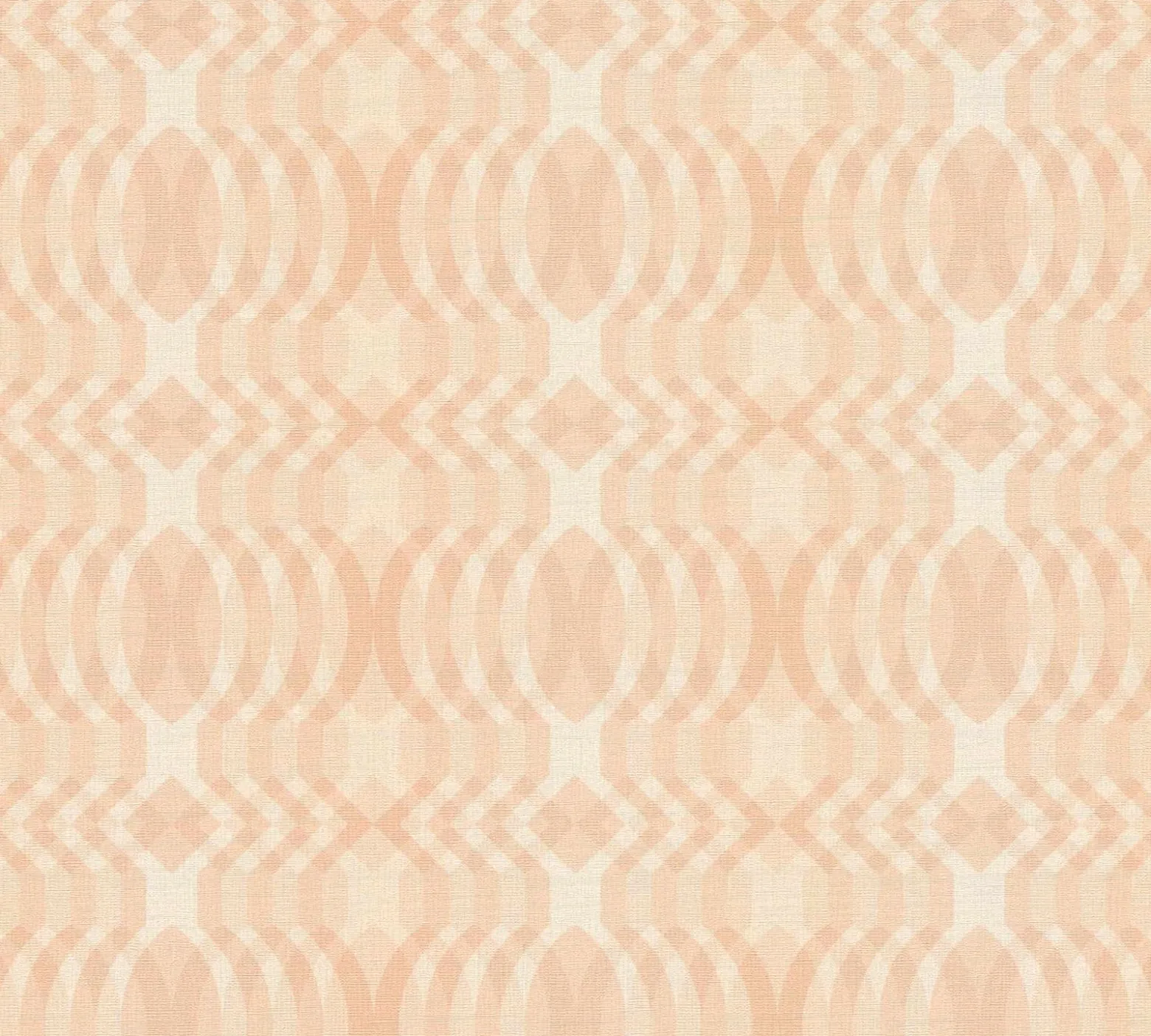 Vliestapete Rauten Oval Grafik Rosa Beige 39534-5