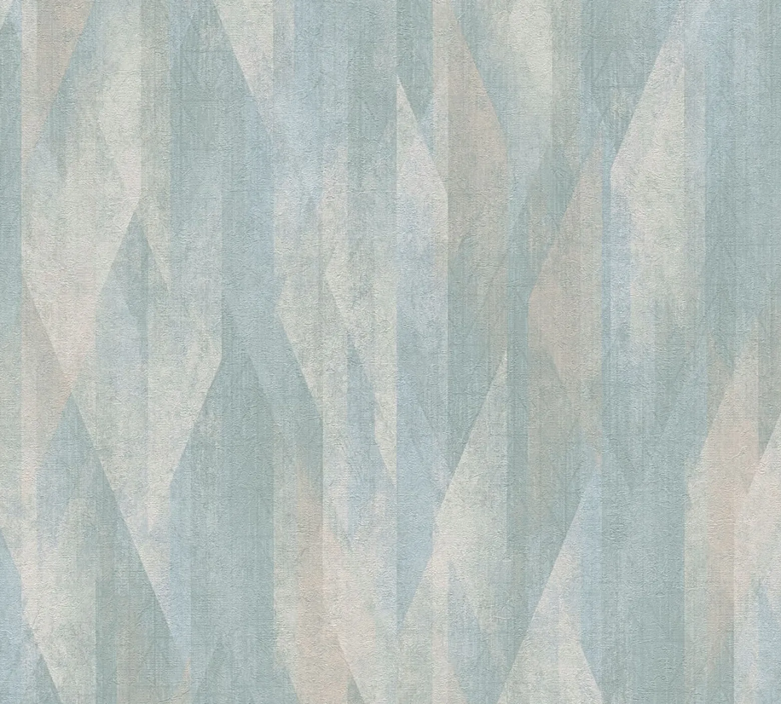Vliestapete Rauten Streifen Grafik Türkis Blau 39104-2