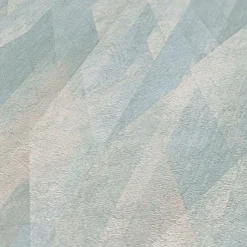 Vliestapete Rauten Streifen Grafik Türkis Blau 39104-2