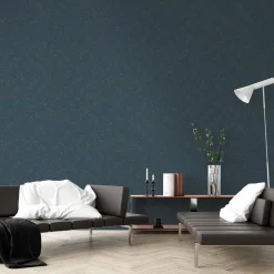 Vliestapete Rauten türkis braun blau Glanz 37394-1