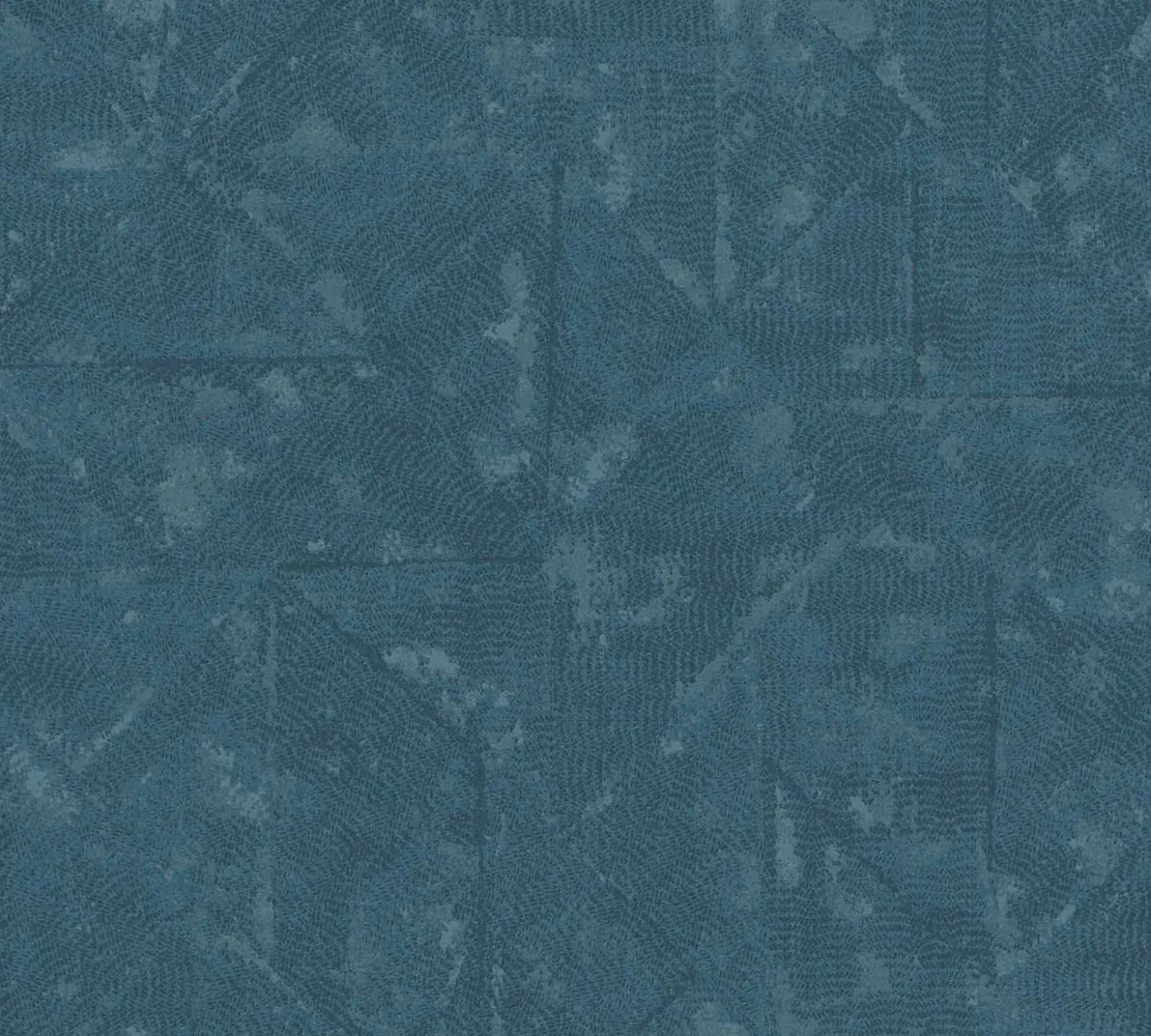 Vliestapete Raute Vintage blau grau Metallic 36975-1