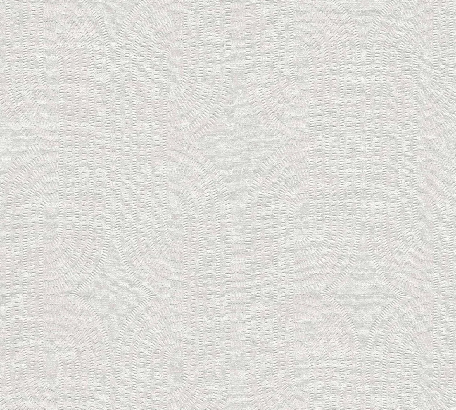 Vliestapete Retro Grafik Grau Weiß Metallic 39937-2