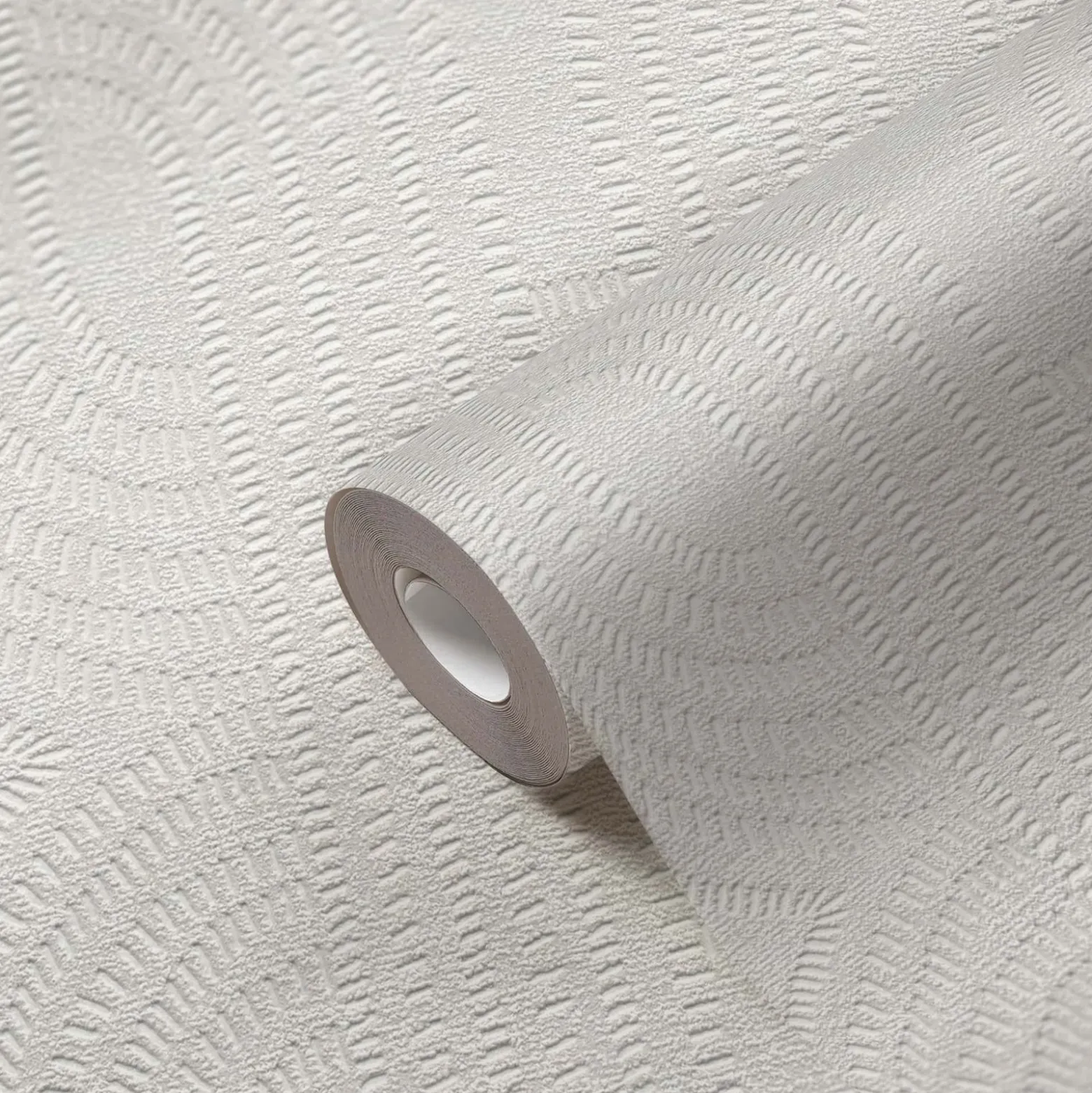 Vliestapete Retro Grafik Grau Weiß Metallic 39937-2