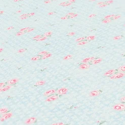 Vliestapete Rosen Landhausstil Blau Rosa Weiß 39067-1