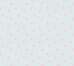 Vliestapete Rosen Landhausstil Blau Rosa Weiß 39067-1