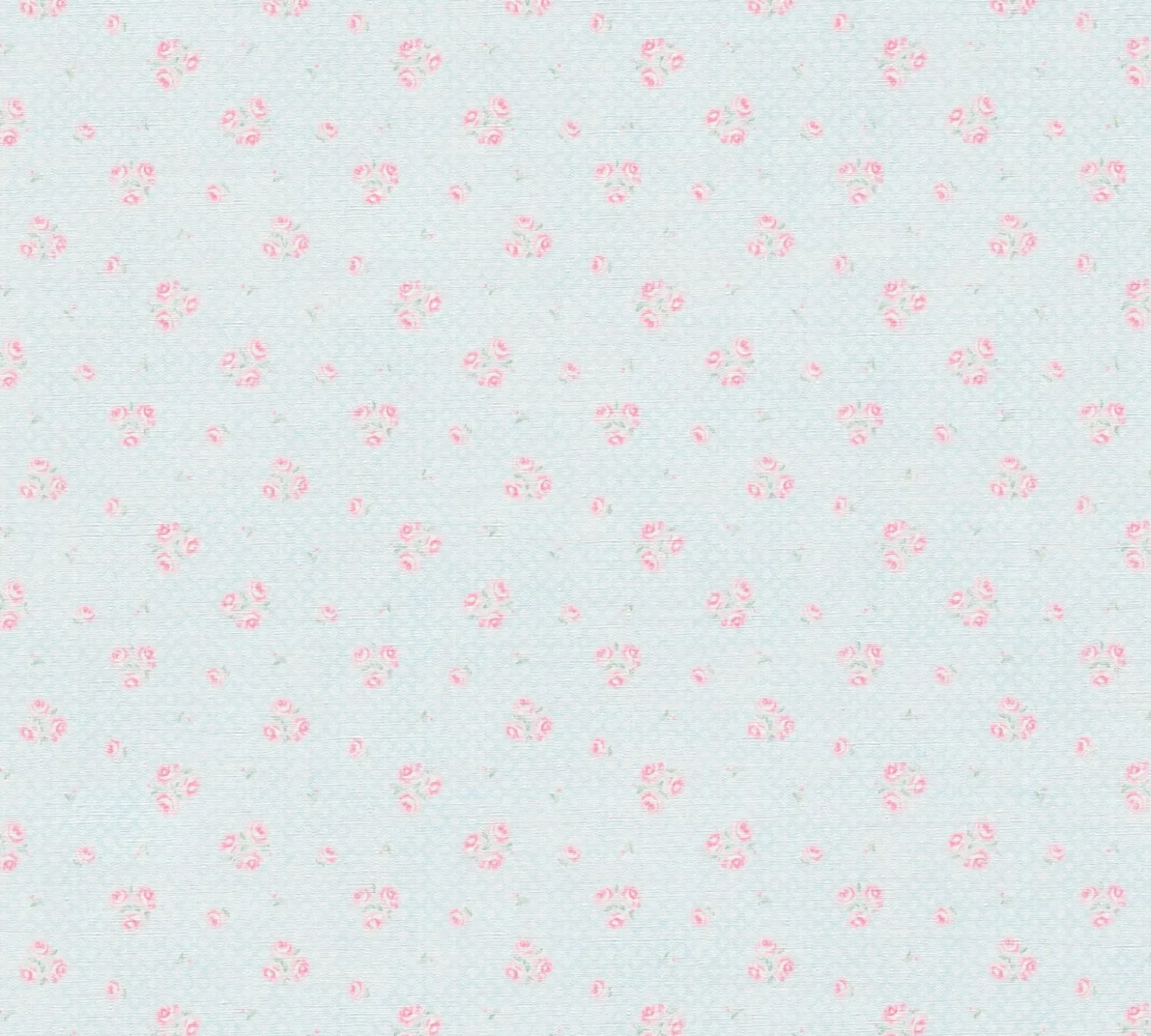 Vliestapete Rosen Landhausstil Blau Rosa Weiß 39067-1