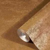 Vliestapete Sand-Struktur Uni gold-braun Glanz 32511
