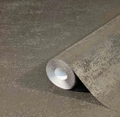Vliestapete Sand-Struktur Uni anthrazit Glanz 32512