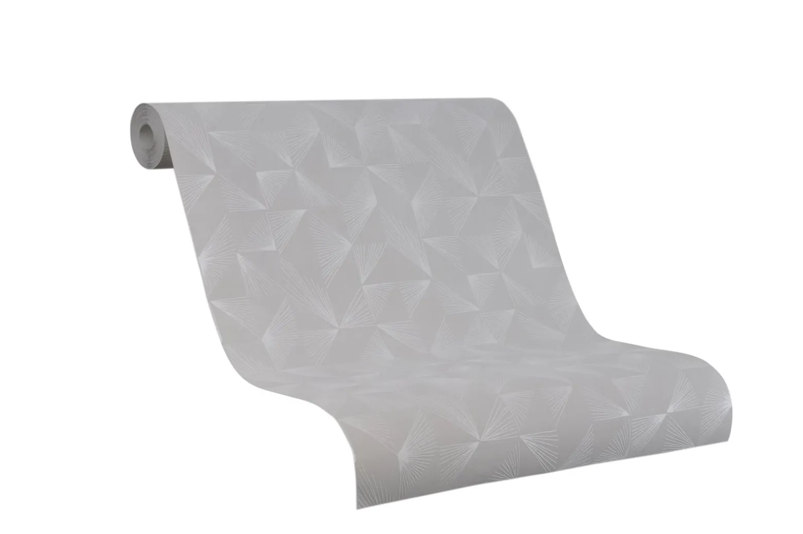 Vliestapete Schöner Wohnen Geometrisch grau silber 31842