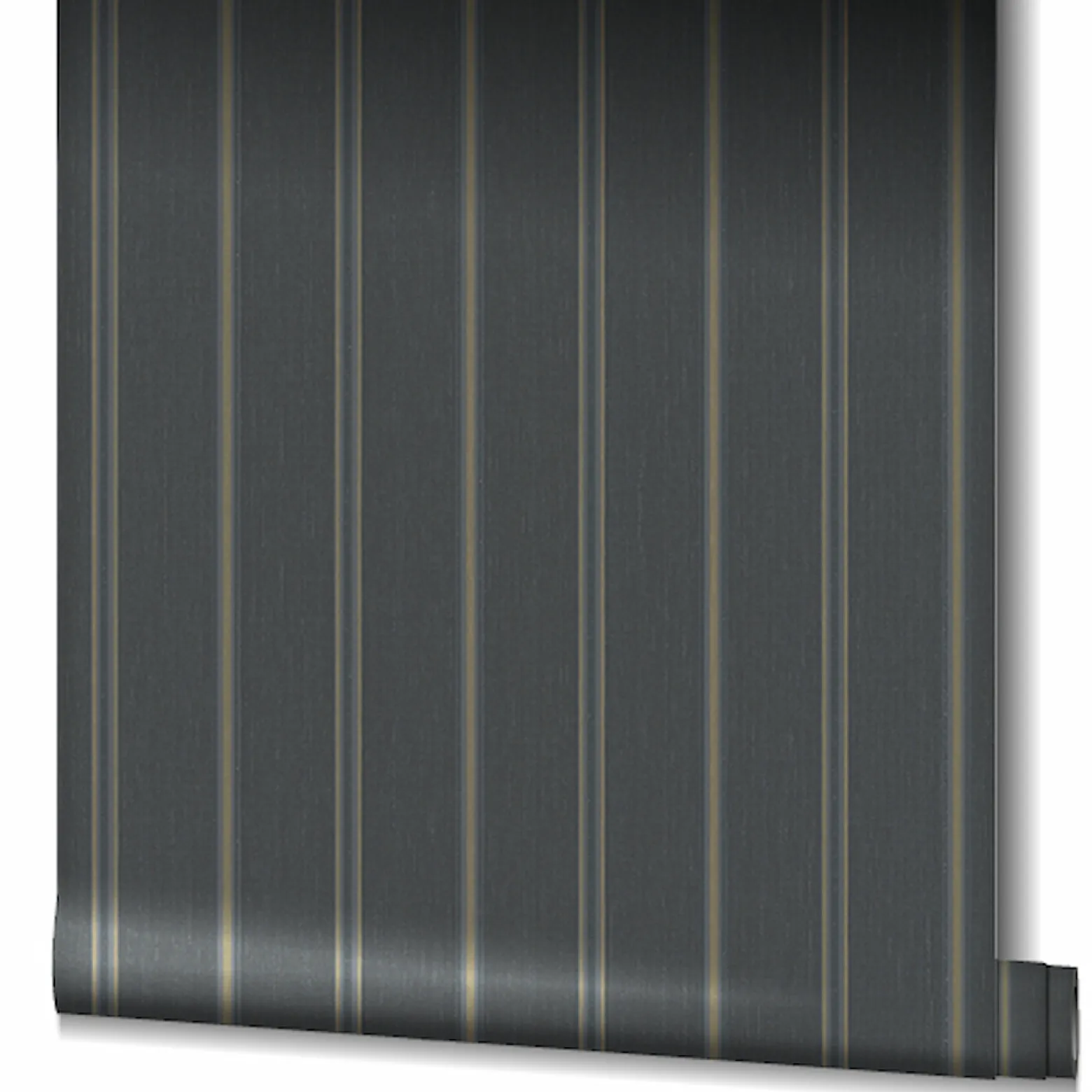Vliestapete Schwarz Gold Streifen Marburg 31579