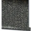 Vliestapete Schwarz Kupfer Blatt Muster Marburg 32975