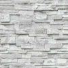 Vliestapete Stein 3D Optik grau weiß Mauer 02363-30