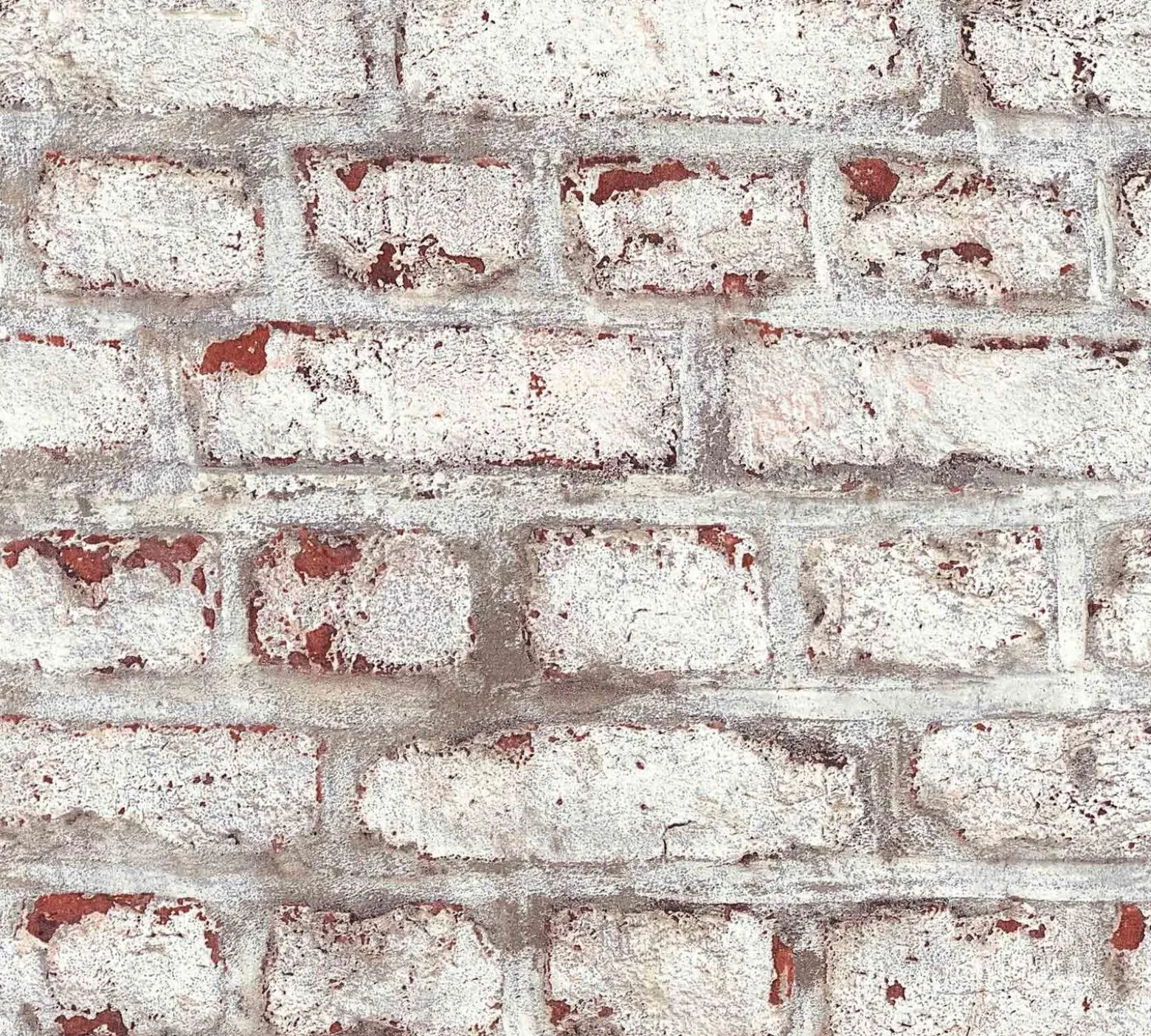 Vliestapete Steine Mauer weiß grau 36280-1 Ziegelstein