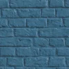 Vliestapete Steinmauer blau 36912-3