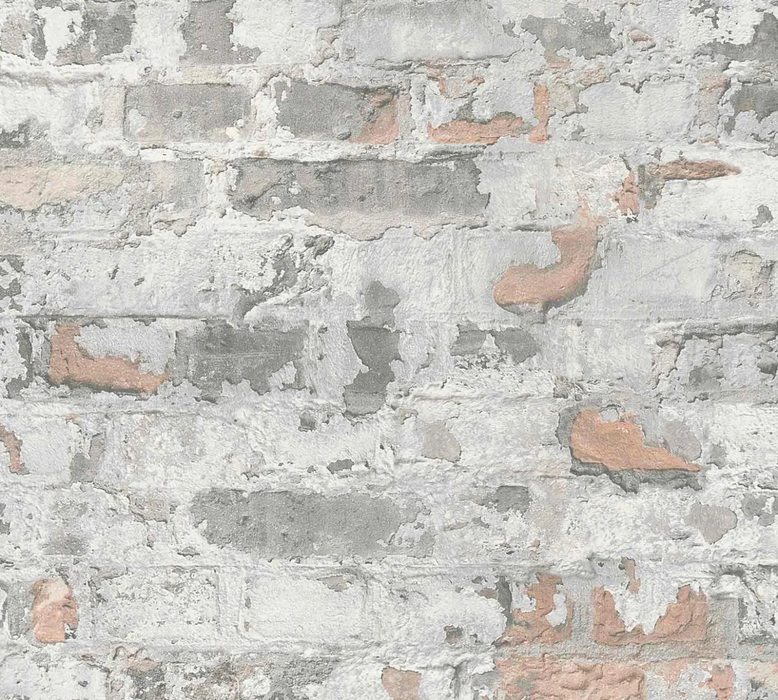 Vliestapete Steinmauer Vintage grau orange 36929-2