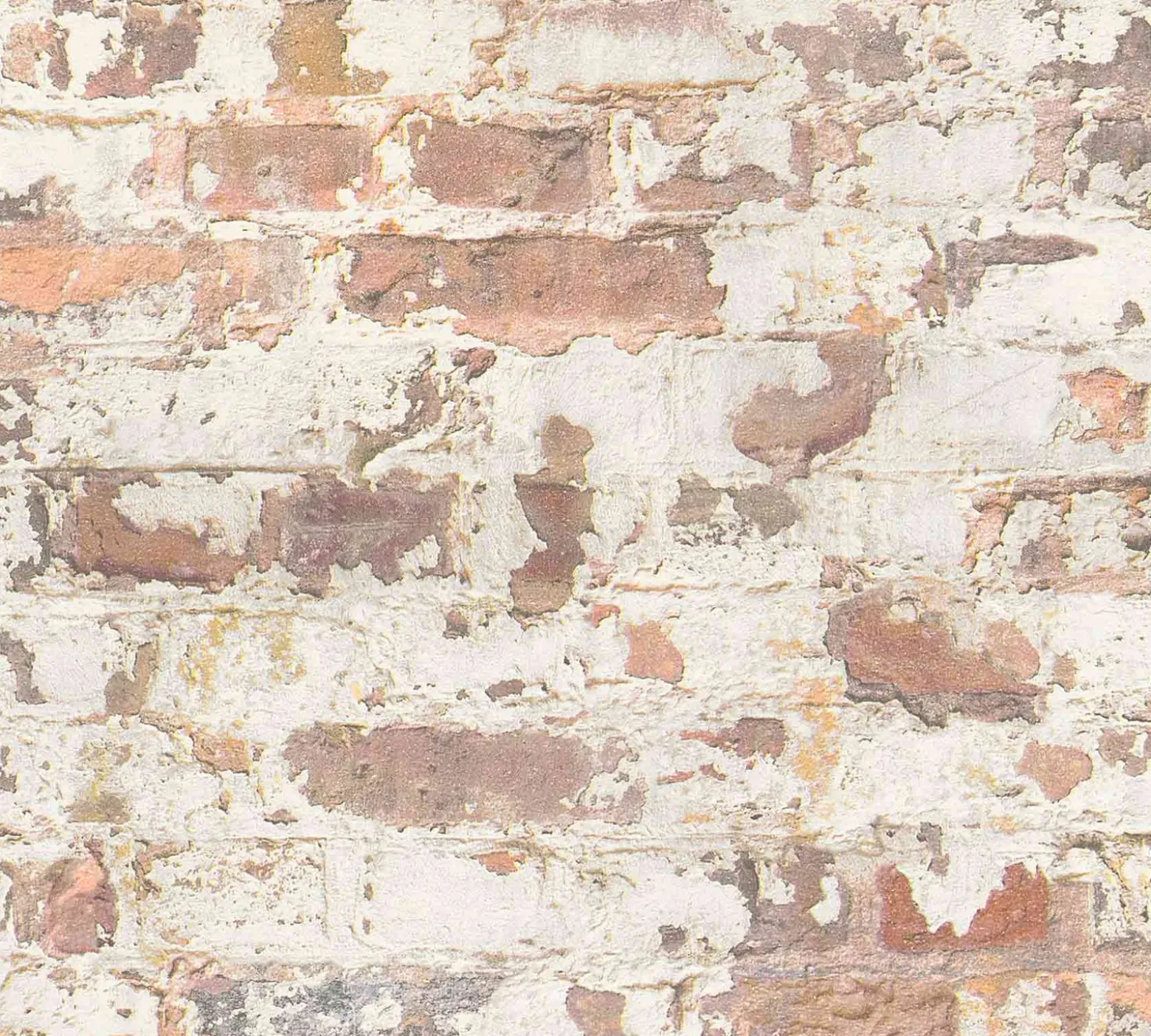 Vliestapete Steinmauer Vintage creme orange 36929-1