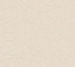 Vliestapete Steinoptik Beige Creme Metallic 39934-2
