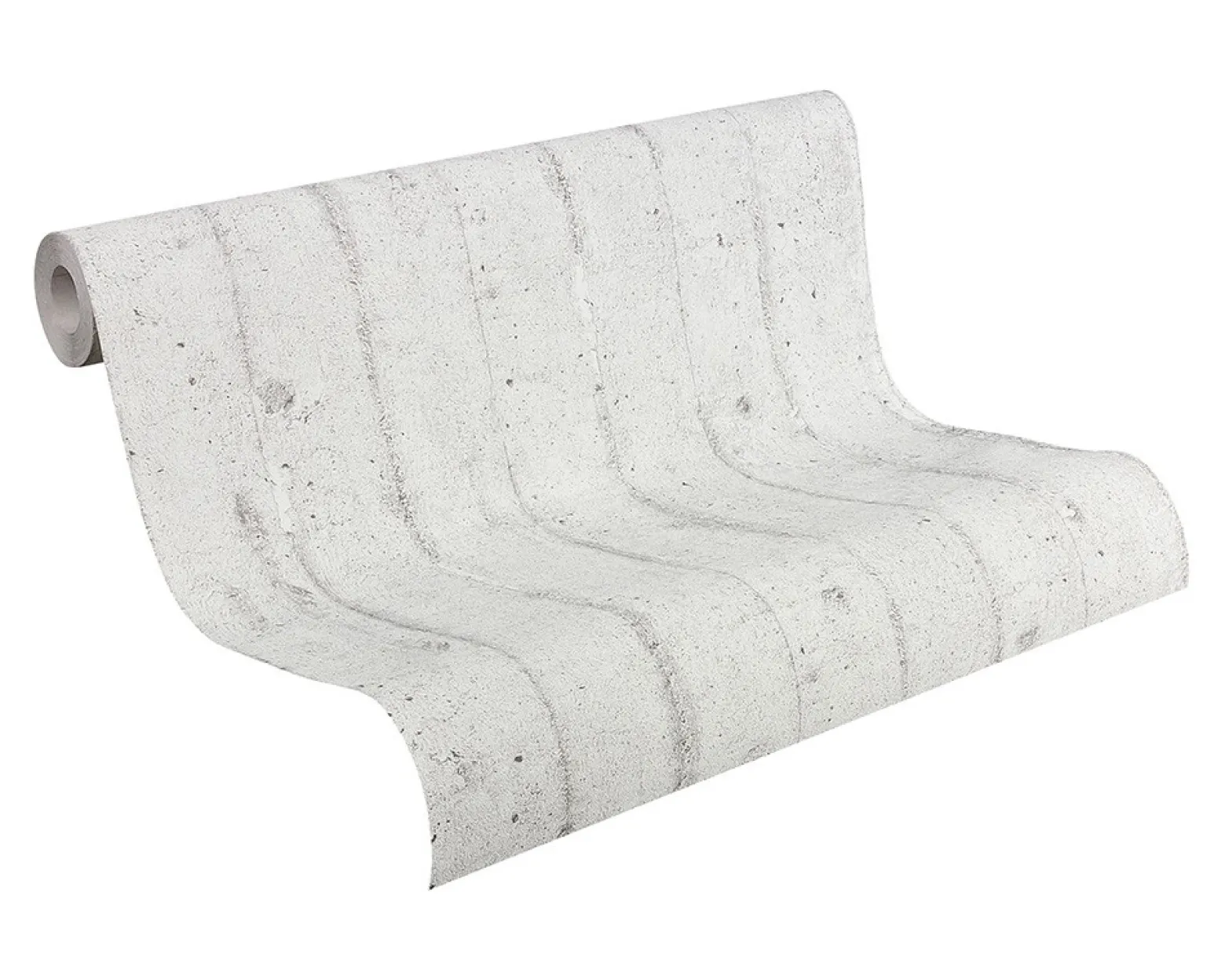 Vliestapete Stein-Optik Streifen Beton grau 7137-11