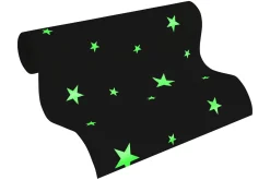 Vliestapete Sterne Fluoreszierend weiß 32440-1