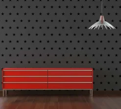 Vliestapete Sterne Glanz anthrazit HOMEFACTO:RI 34760-6