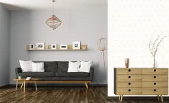 Vliestapete Sterne Glanz weiß HOMEFACTO:RI 34760-1