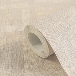 Vliestapete Stoff Optik Used-Look Beige Creme 78204-1
