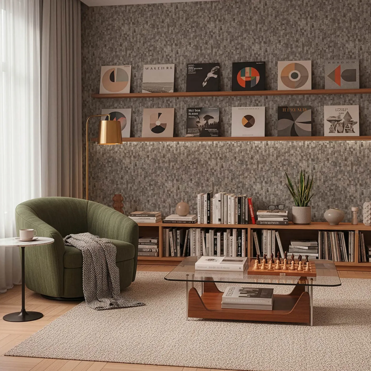 Vliestapete Streifen Betonoptik Grau Beige 79008-2