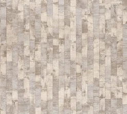 Vliestapete Streifen Betonoptik Grau Creme 79008-1
