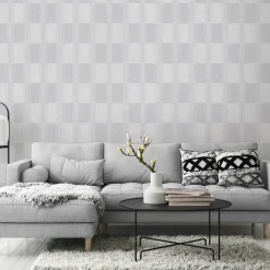 Vliestapete Streifen-Design grau 10214-31