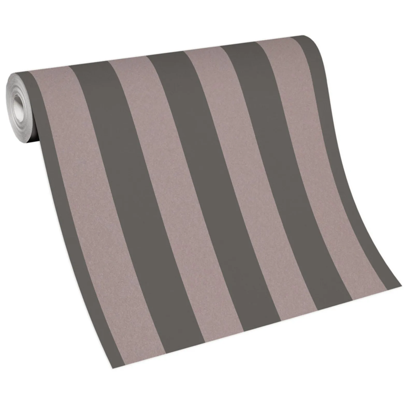 Vliestapete Streifen Grau Rosegold Metallic 10361-48
