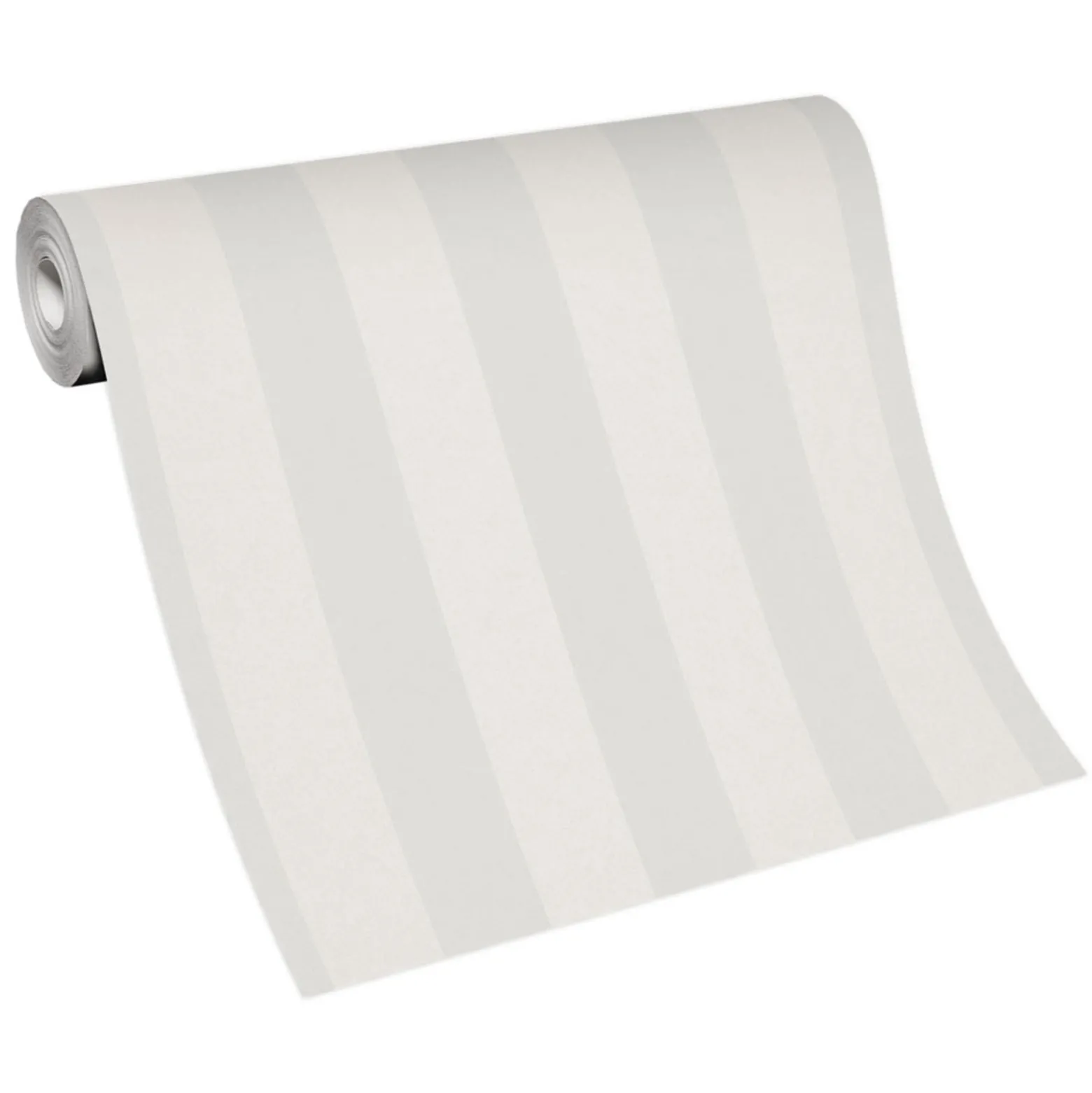 Vliestapete Streifen Grau Weiß Metallic 10361-31