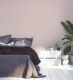 Vliestapete Streifen Landhausstil Creme Rosa 39076-1