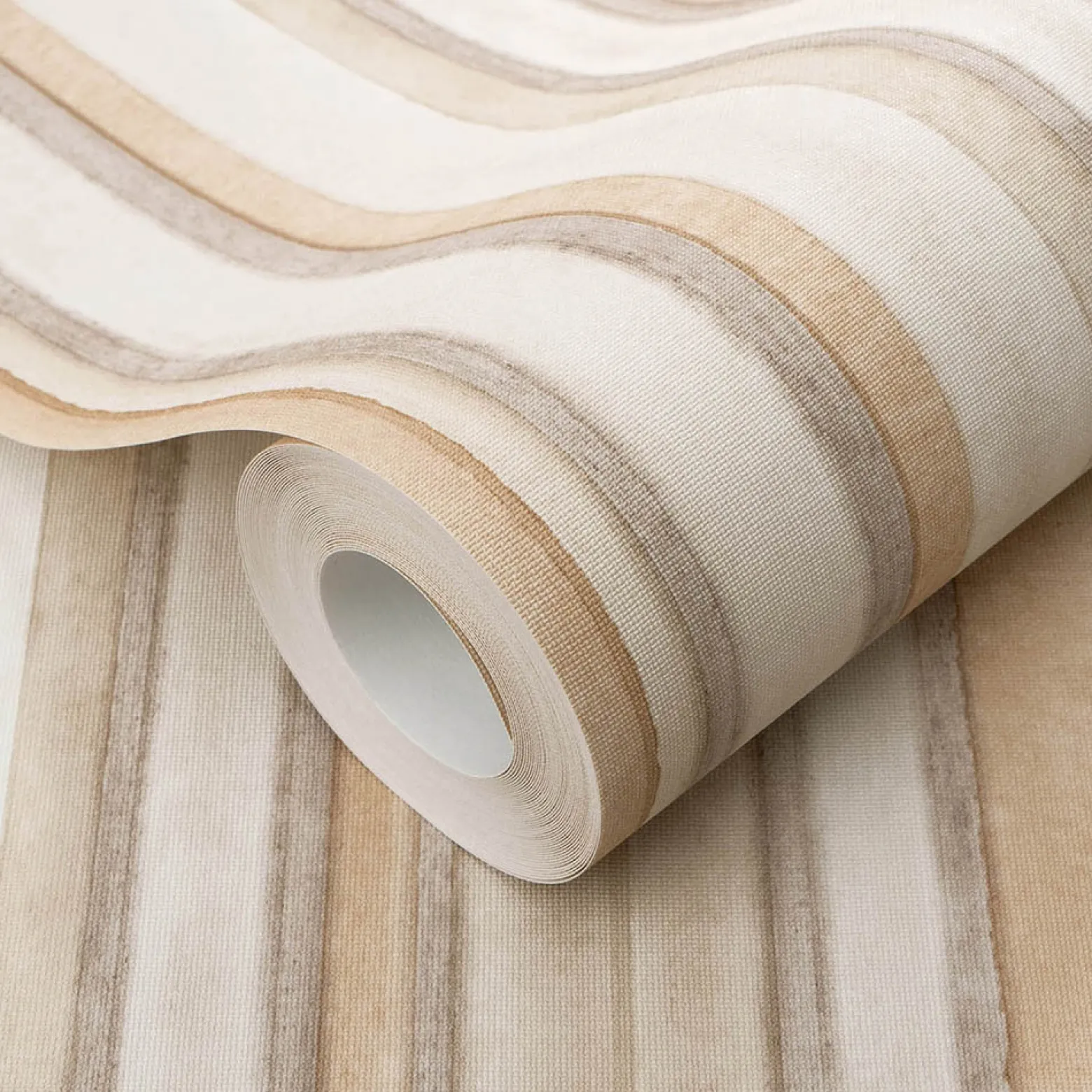 Vliestapete Streifen Muster Braun Beige Creme 10588-32