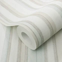 Vliestapete Streifen Muster Blau Beige Grau 10588-19