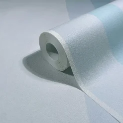 Vliestapete Streifen Muster Modern Hellblau 82562