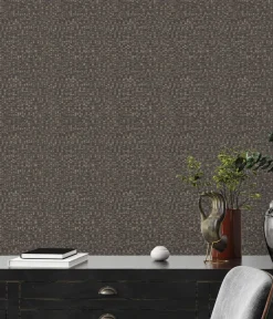 Vliestapete Streifen Schwarz Gold Metallic 39092-4