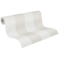 Vliestapete Streifen Struktur Creme Beige 3979-66