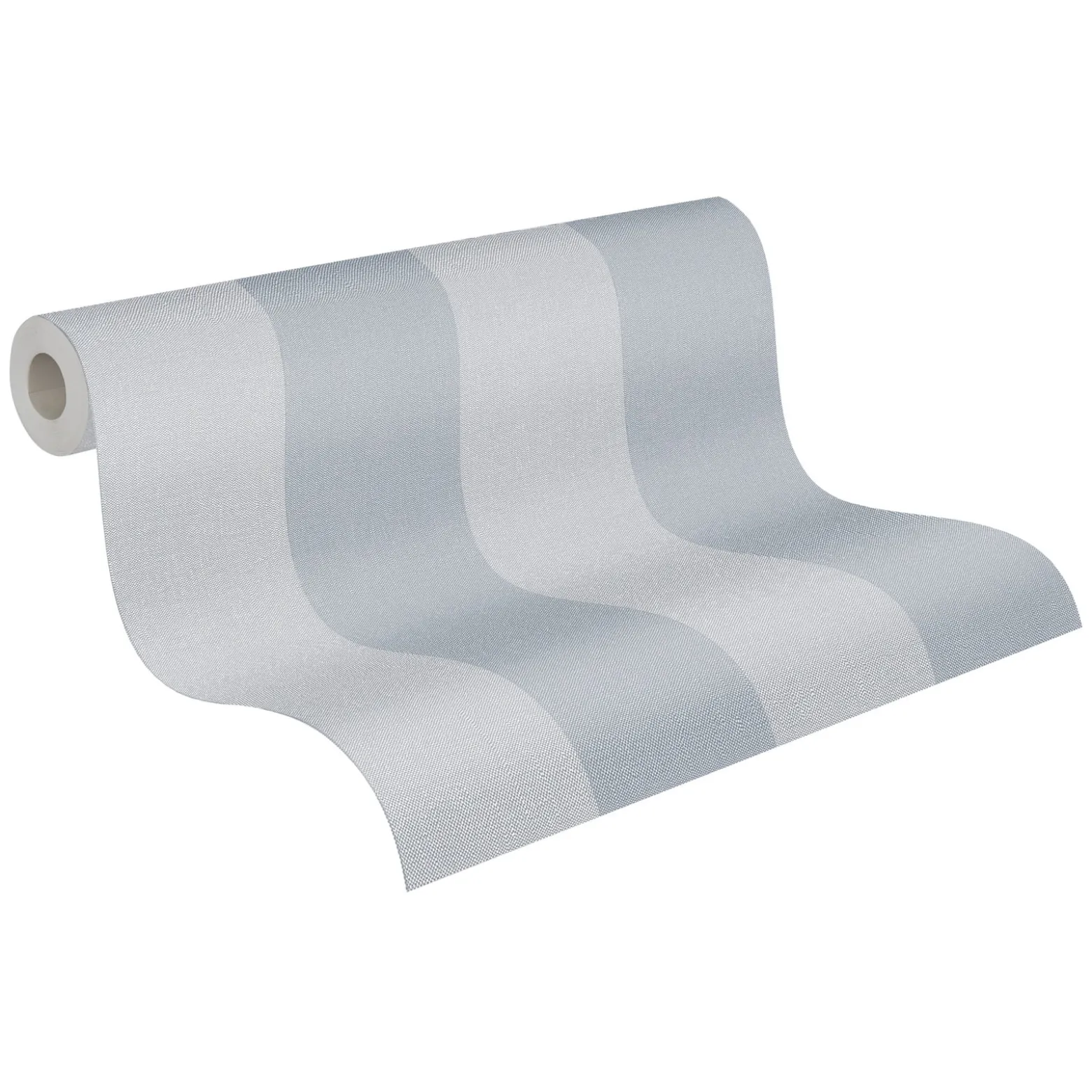 Vliestapete Streifen Struktur Blau Grau 3979-97