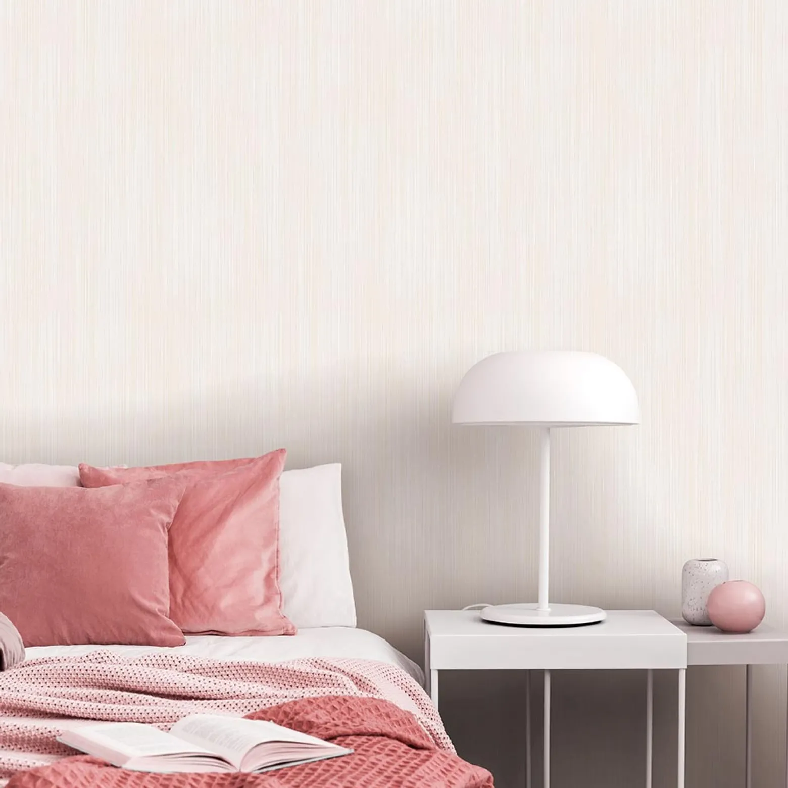 Vliestapete Streifen Struktur creme beige 10252-14