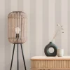 Vliestapete Streifen Struktur Grau Beige 3979-73