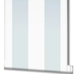 Vliestapete Streifen Textil Optik Blau Weiß 47635
