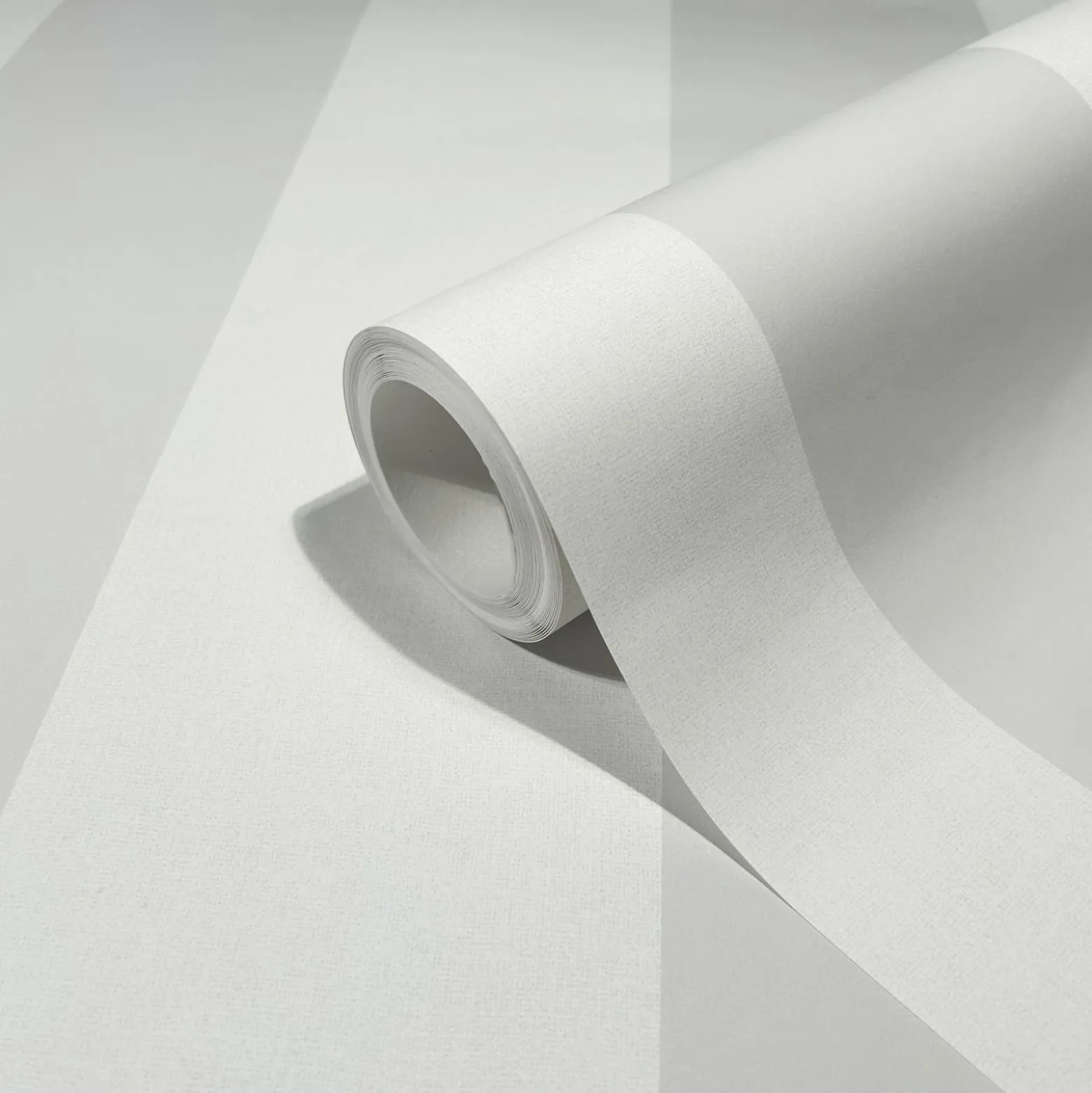 Vliestapete Streifen Textil Optik Grau Weiß 47634