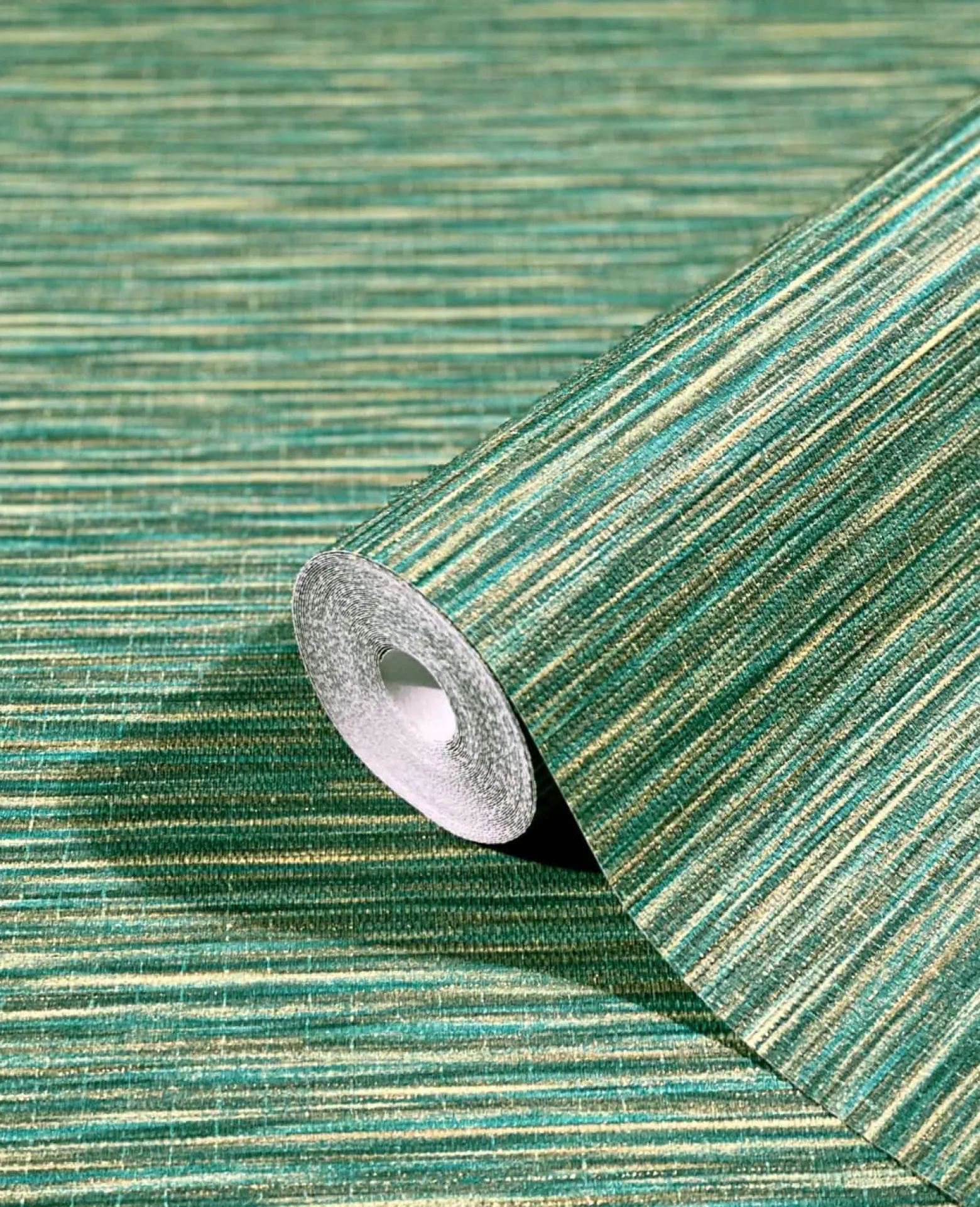 Vliestapete Striche Natur Struktur grün gold 33317