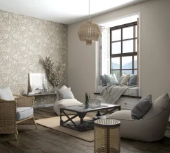 Vliestapete Striche Natur Struktur beige 33316